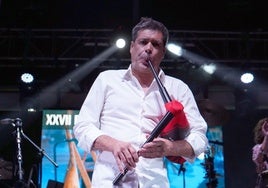 El gaitero José Ángel Hevia.