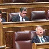 Pablo Sáez, en su escaño.