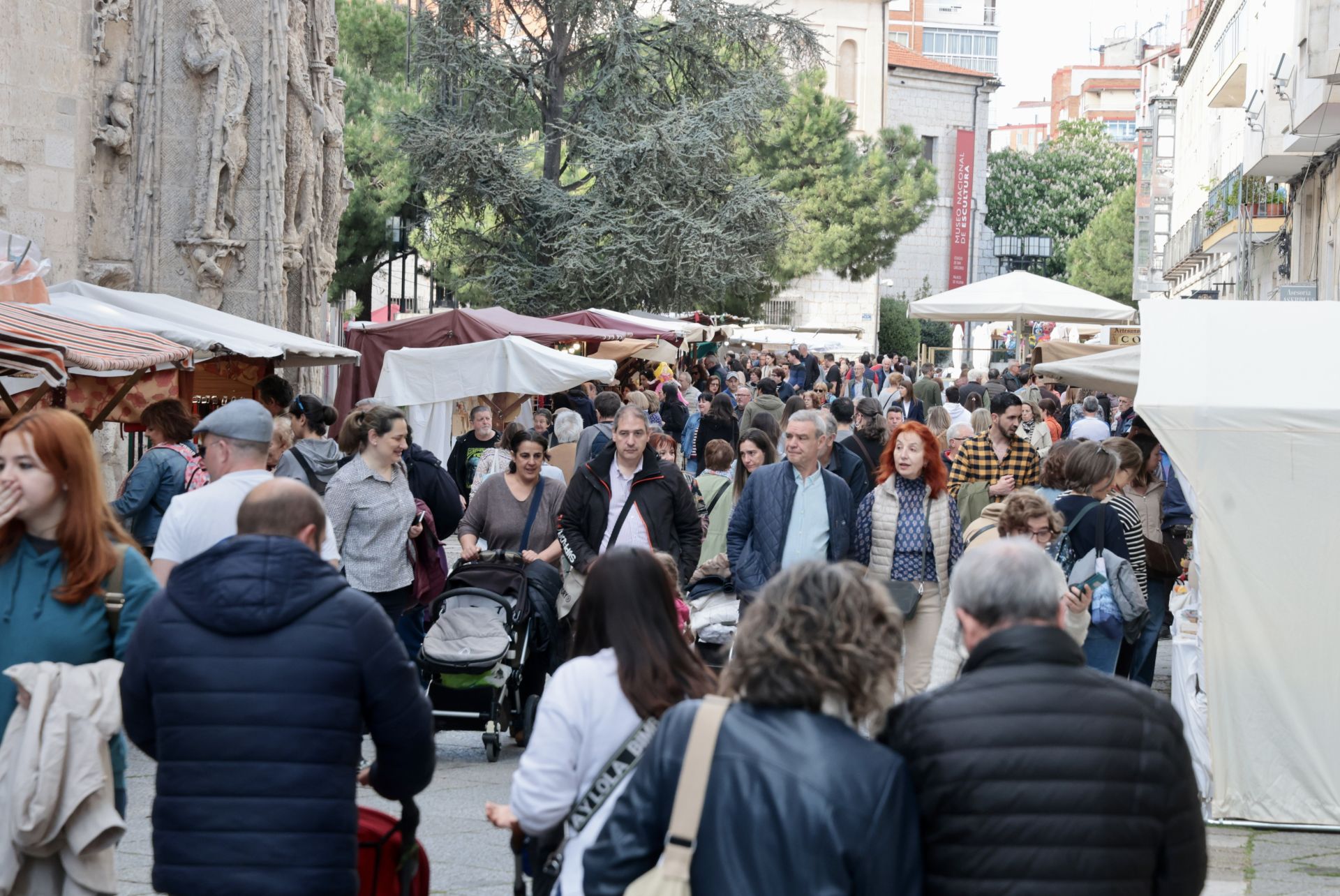 Las imágenes del Mercado Castellano en Valladolid