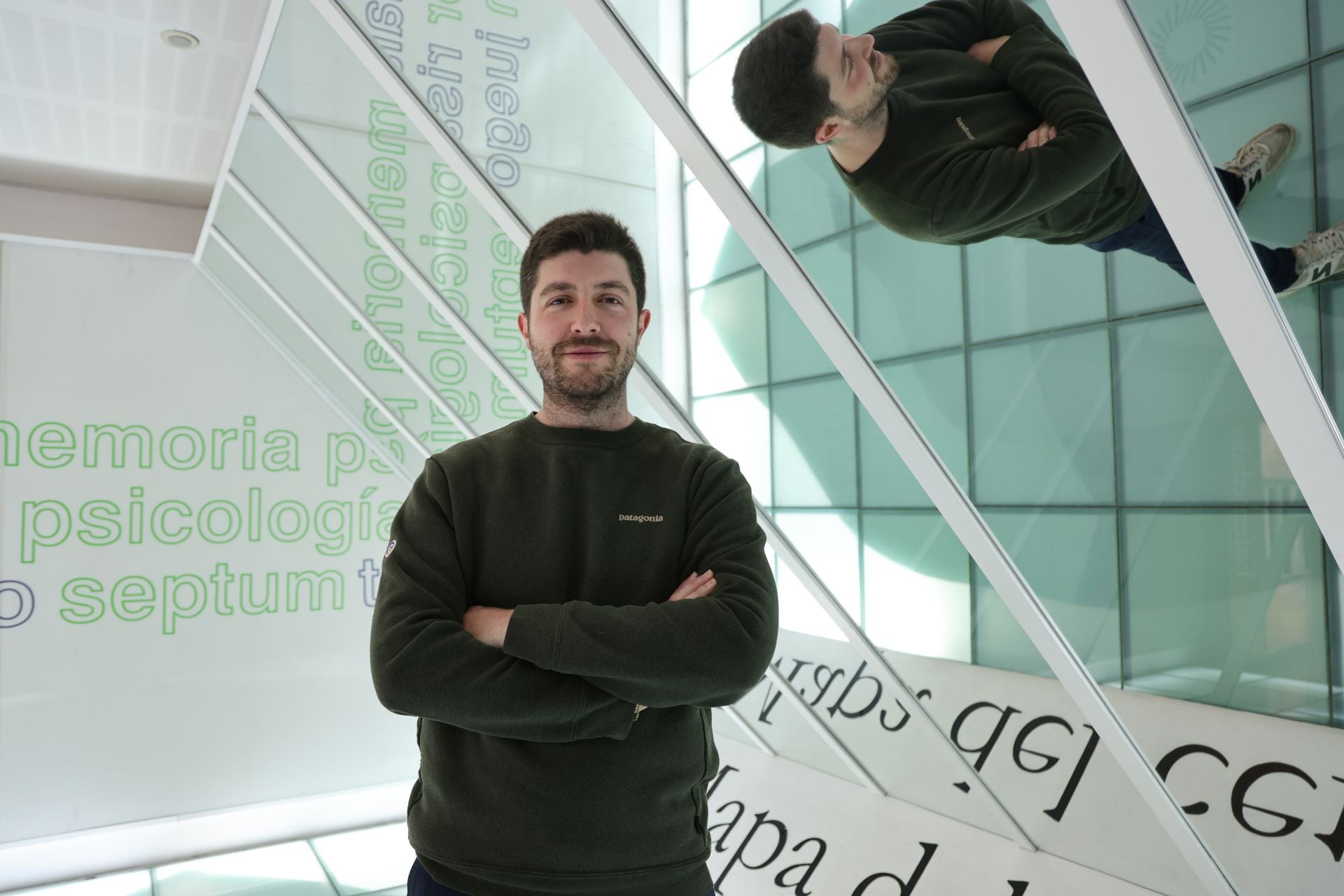 Diego Villafáñez Sagardoy, en el Museo de la Ciencia de Valladolid.