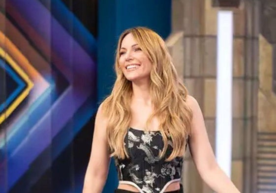 Edurne durante su visita a 'El Hormiguero'.