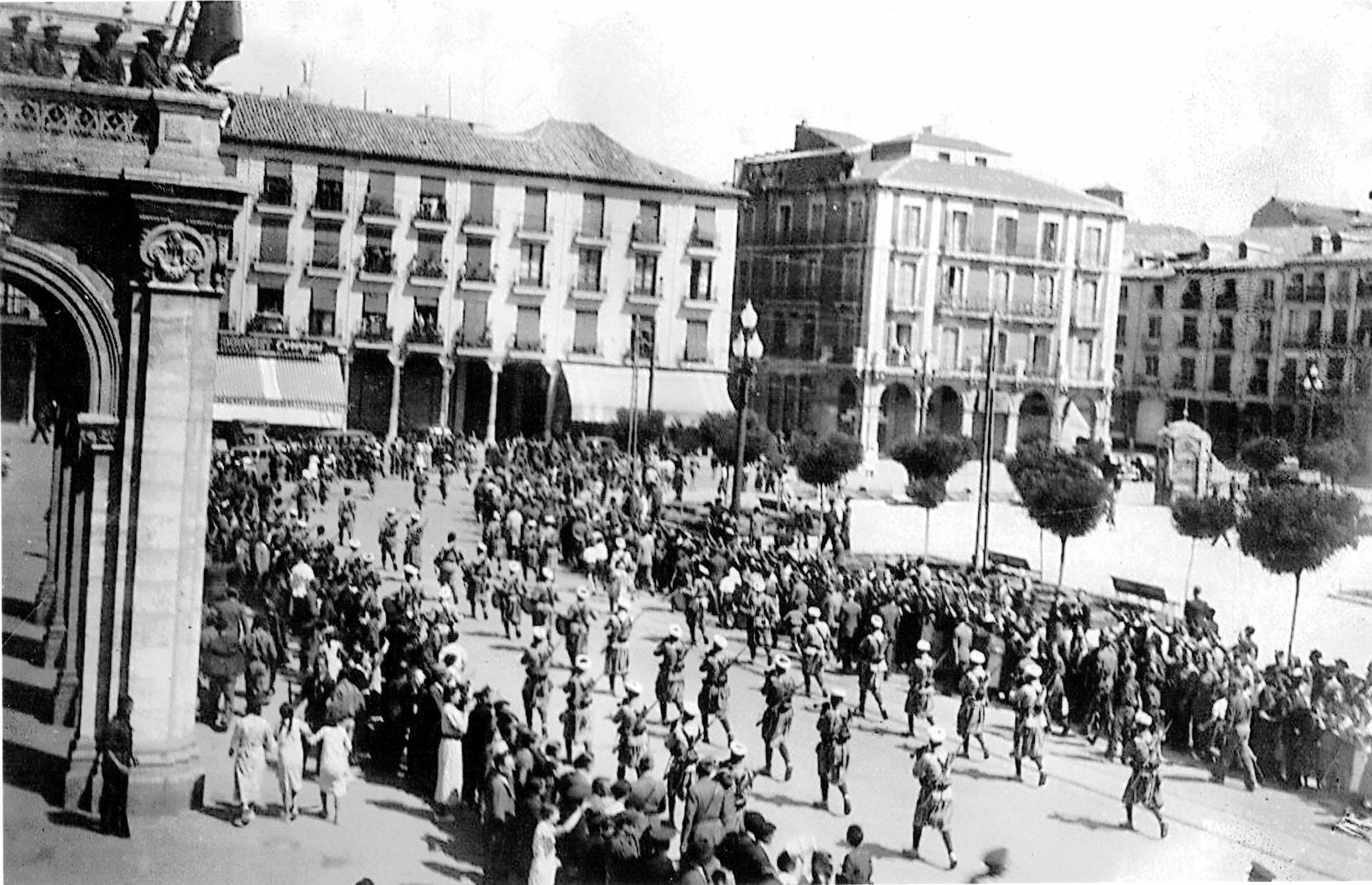 La Plaza Mayor en 1937