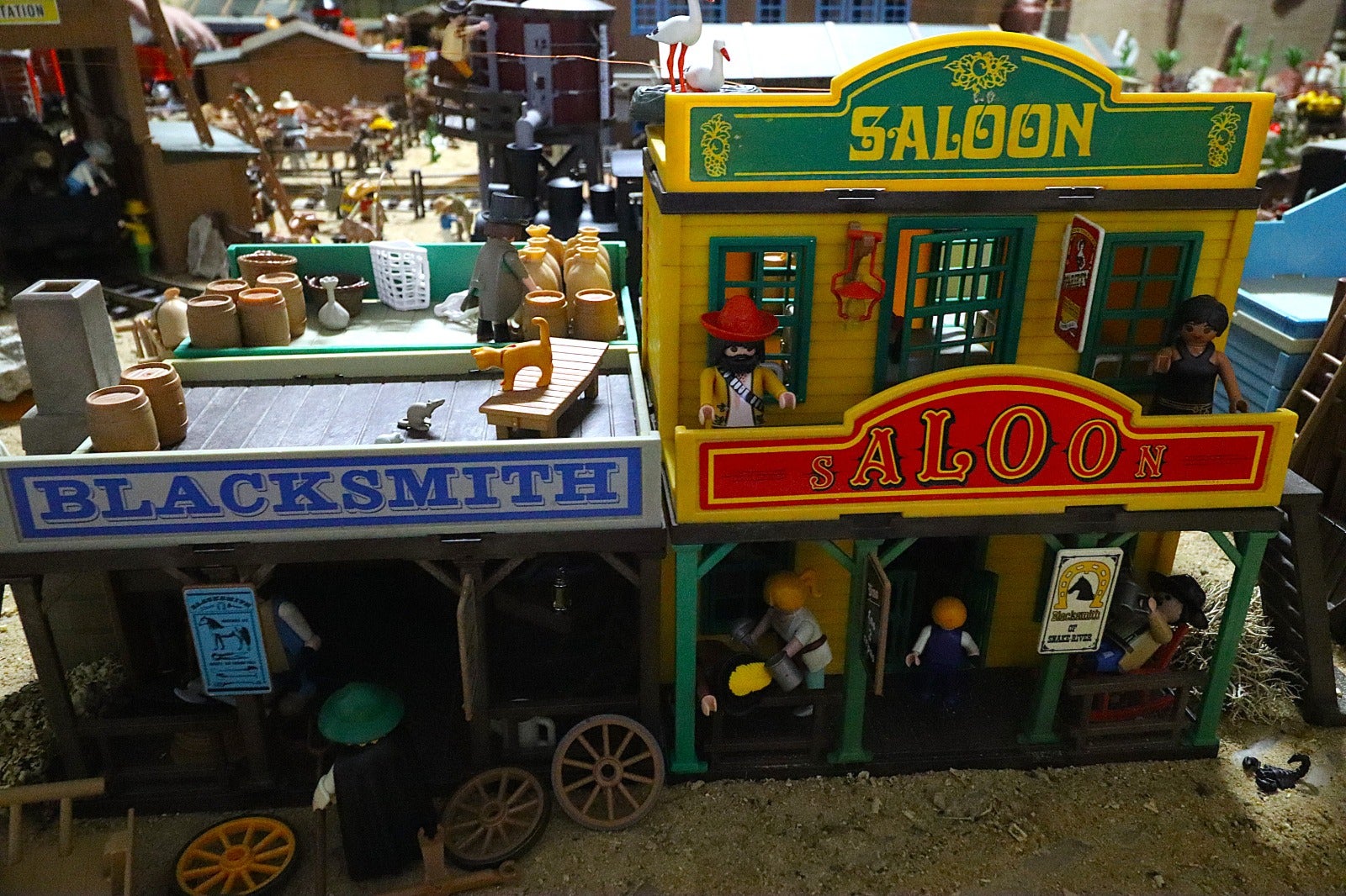 El universo del wéstern llega a Rioseco en forma de Playmobil