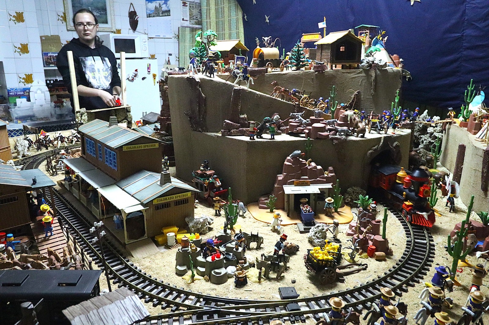 El universo del wéstern llega a Rioseco en forma de Playmobil