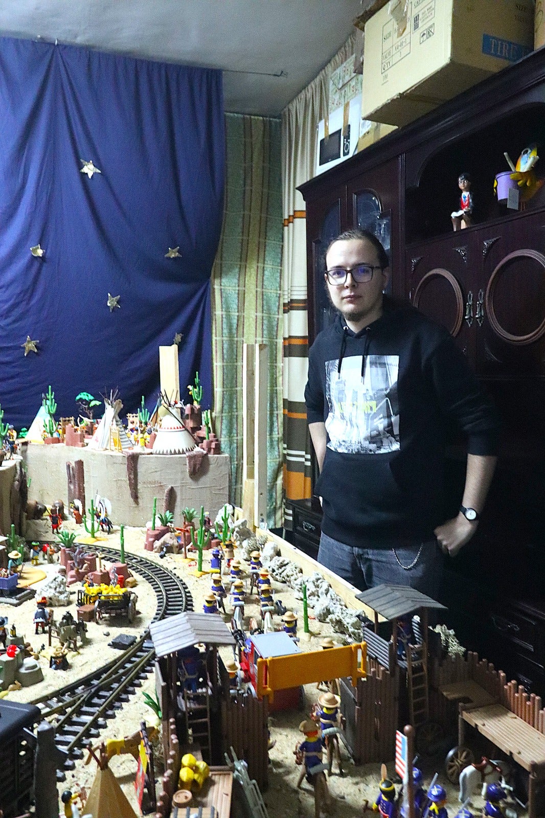 El universo del wéstern llega a Rioseco en forma de Playmobil