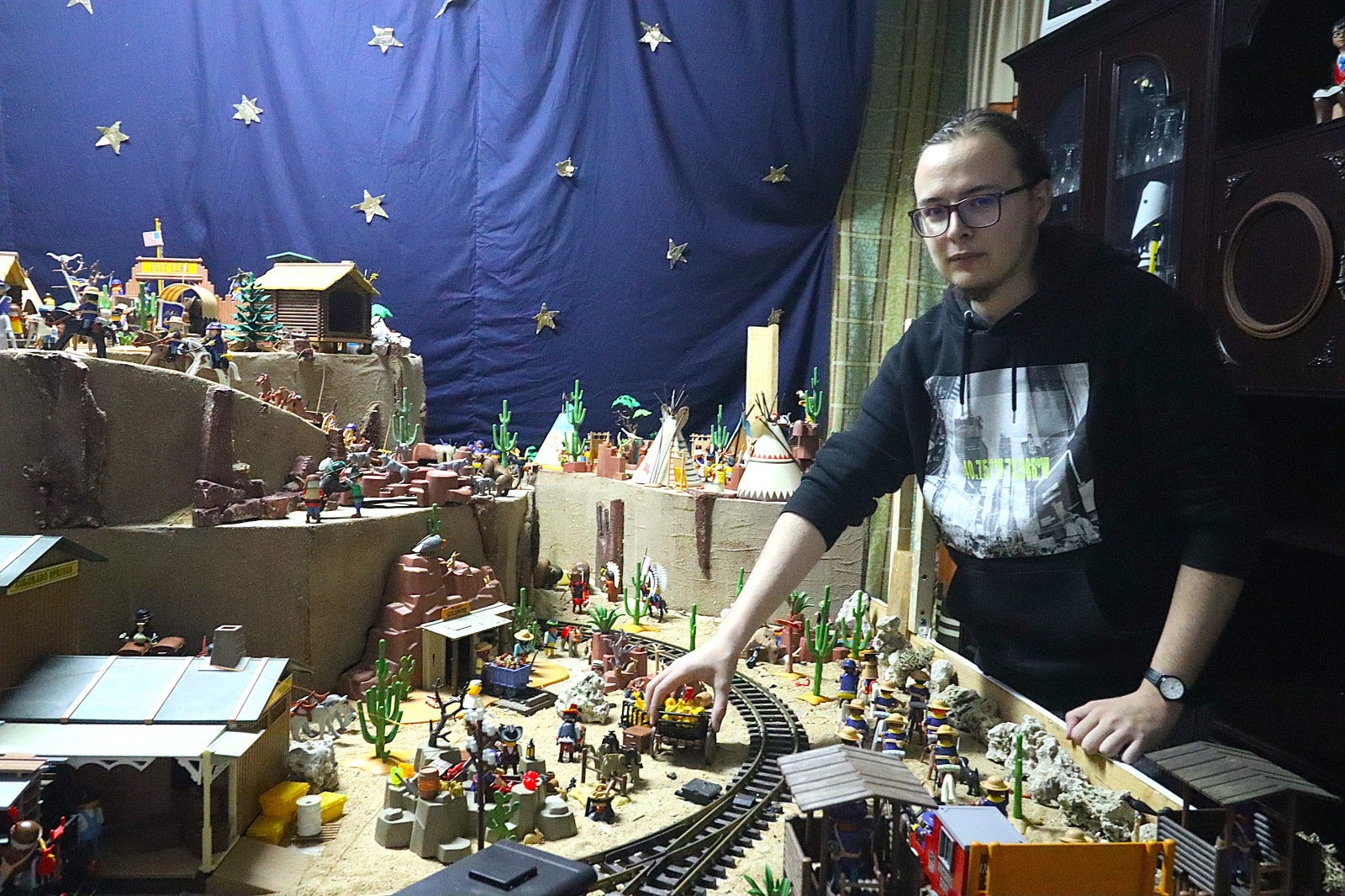El universo del wéstern llega a Rioseco en forma de Playmobil