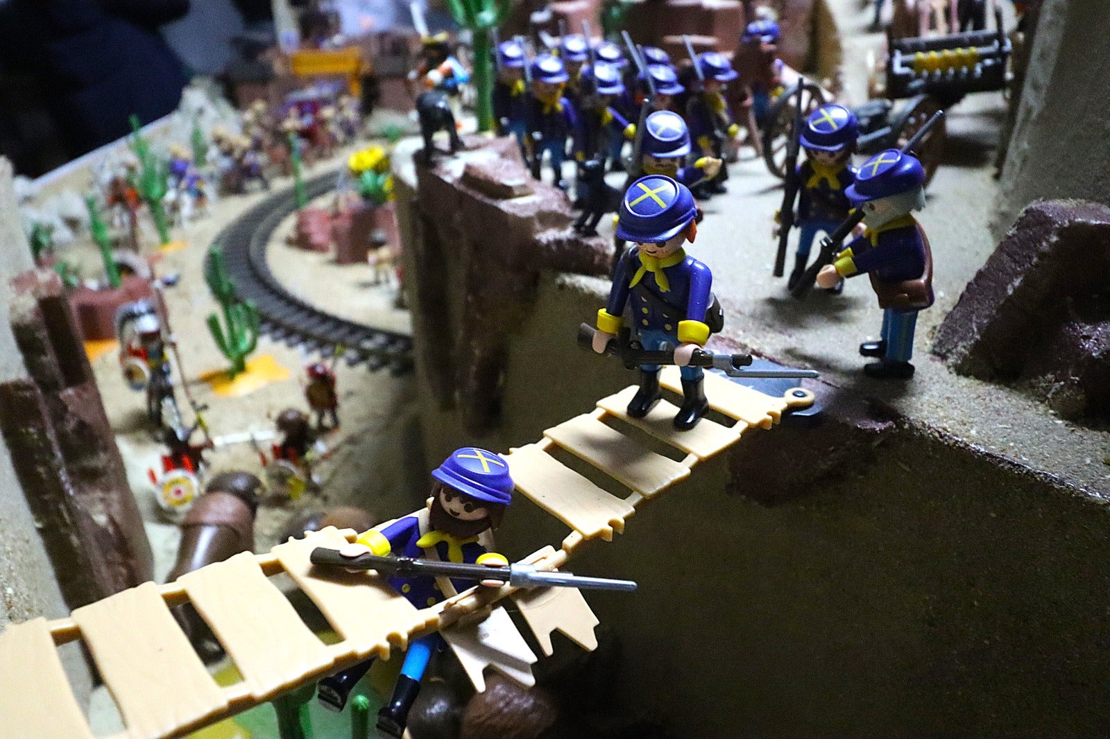 El universo del wéstern llega a Rioseco en forma de Playmobil