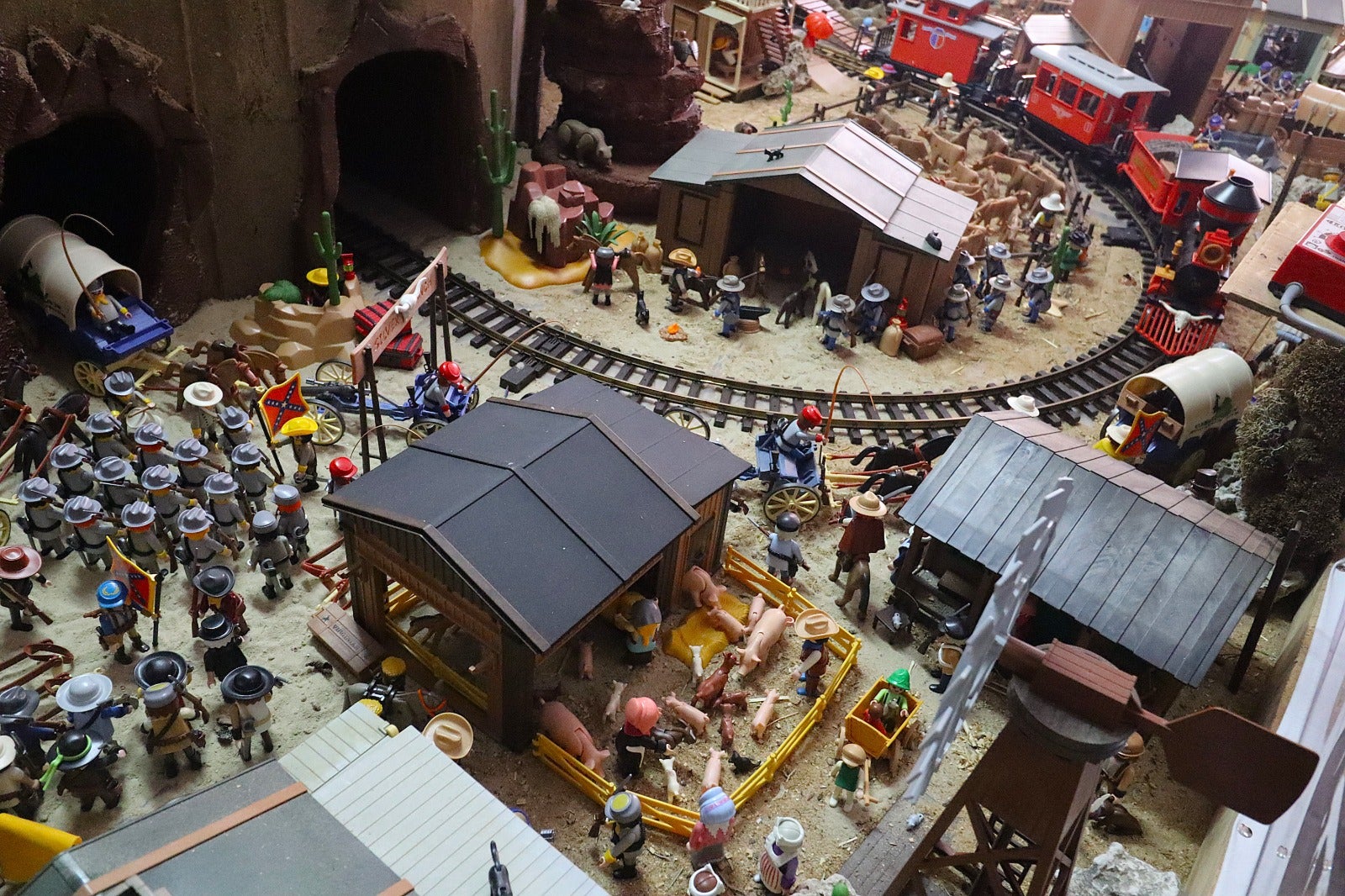 El universo del wéstern llega a Rioseco en forma de Playmobil