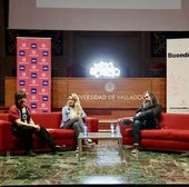 Mesa redonda de Javier Vielva, Sergio Isabel y María Arias, moderada por Roberto Terne.