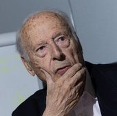 Garrido Capa, durante la entrevista.