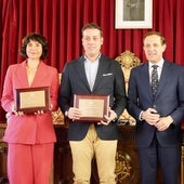 Conrado Íscar preside la entrega de los XXVIII Premios de Periodismo Provincia de Valladolid que recaen en José Ángel Gallego y Miriam Chacón.