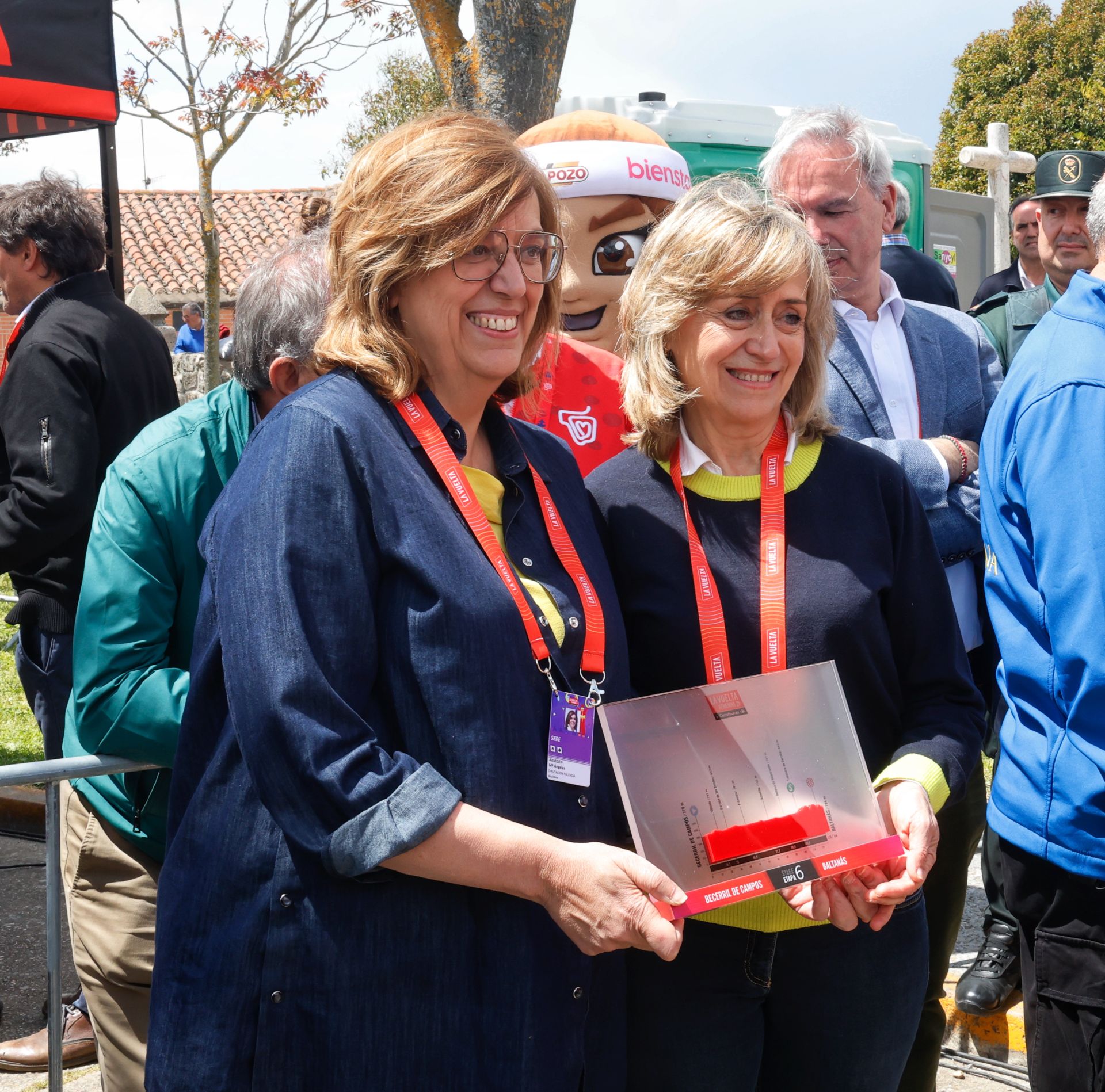 Así ha sido la llegada de La Vuelta Femenina a Baltanás