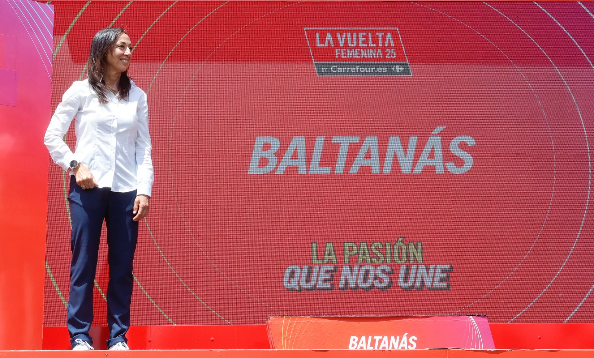 Así ha sido la llegada de La Vuelta Femenina a Baltanás
