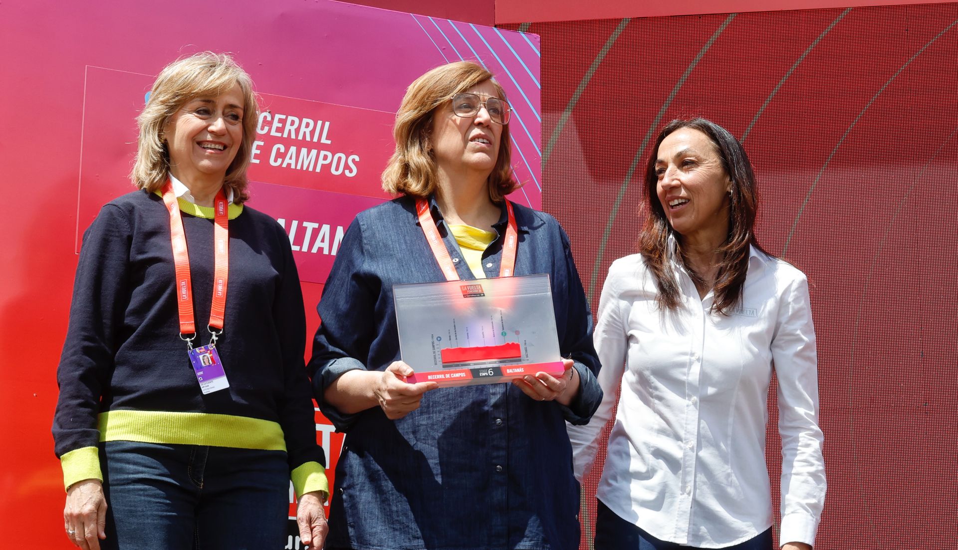 Así ha sido la llegada de La Vuelta Femenina a Baltanás