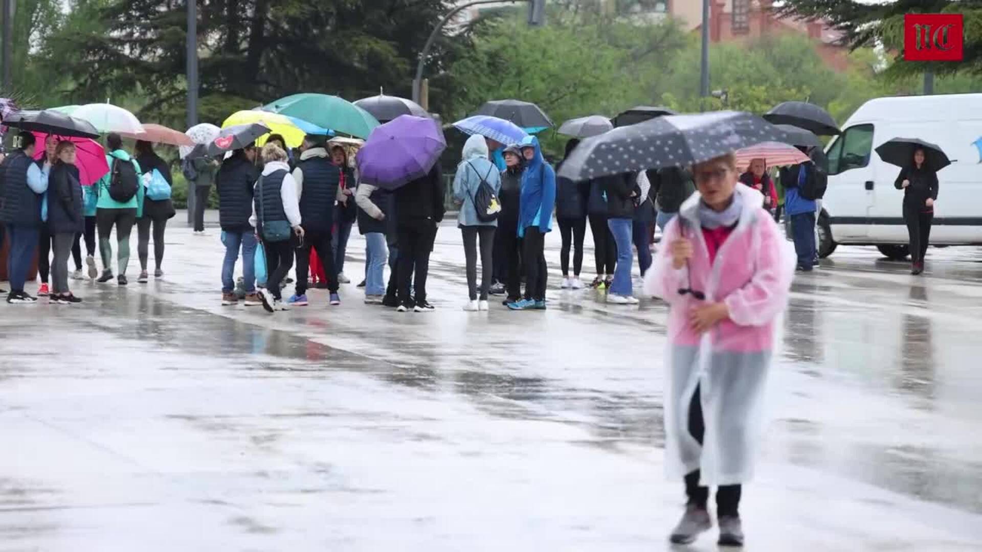 La lluvia obliga a suspender la Marcha Asprona por primera vez en su historia