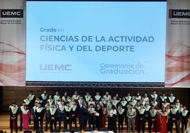 Imágenes de la graduación de la promoción de 2025 de la UEMC este sábado en el CC Miguel Delibes
