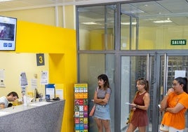 Imagen de archivo de una oficina de Correos de Valladolid.