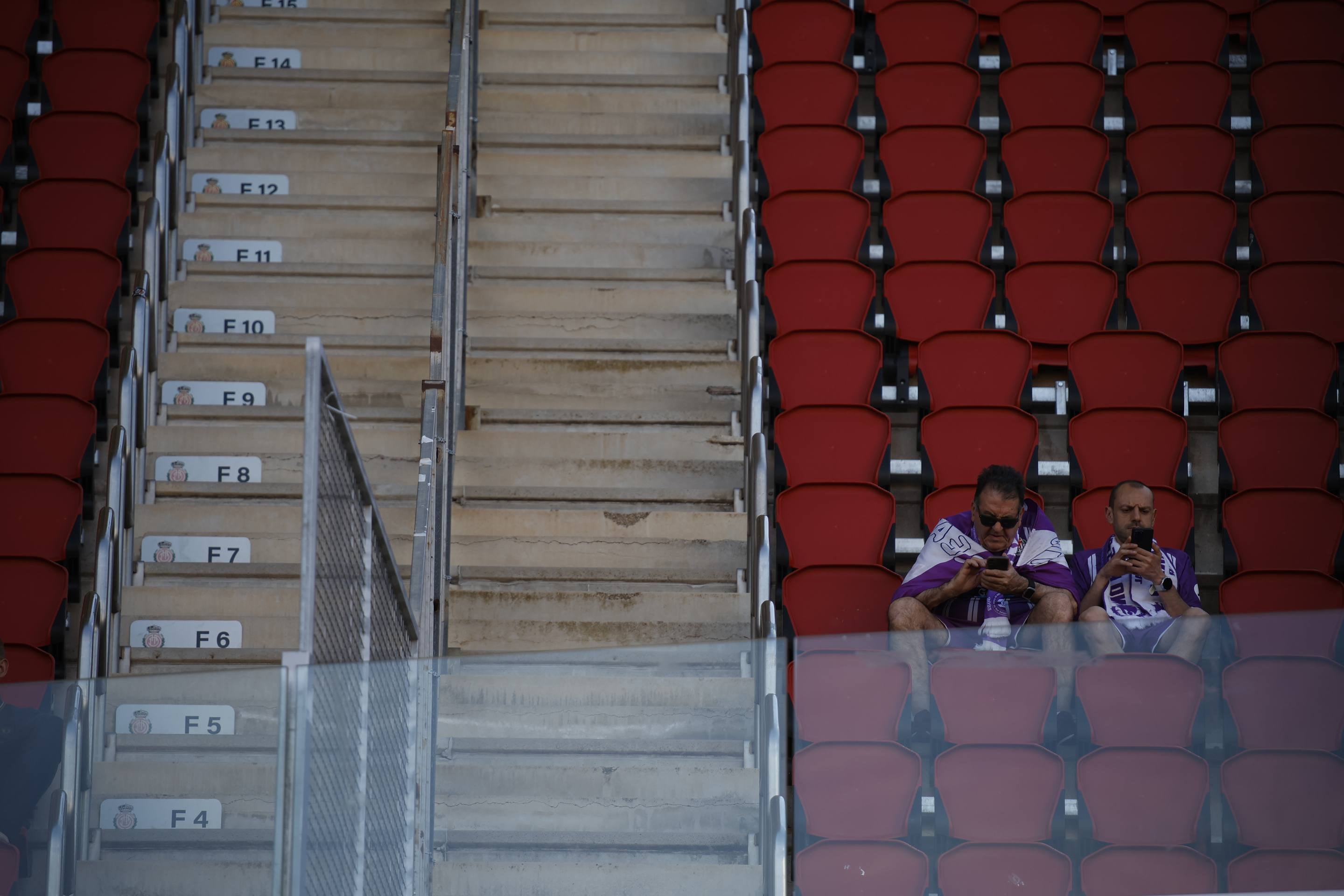La derrota del Real Valladolid en Mallorca, en imágenes