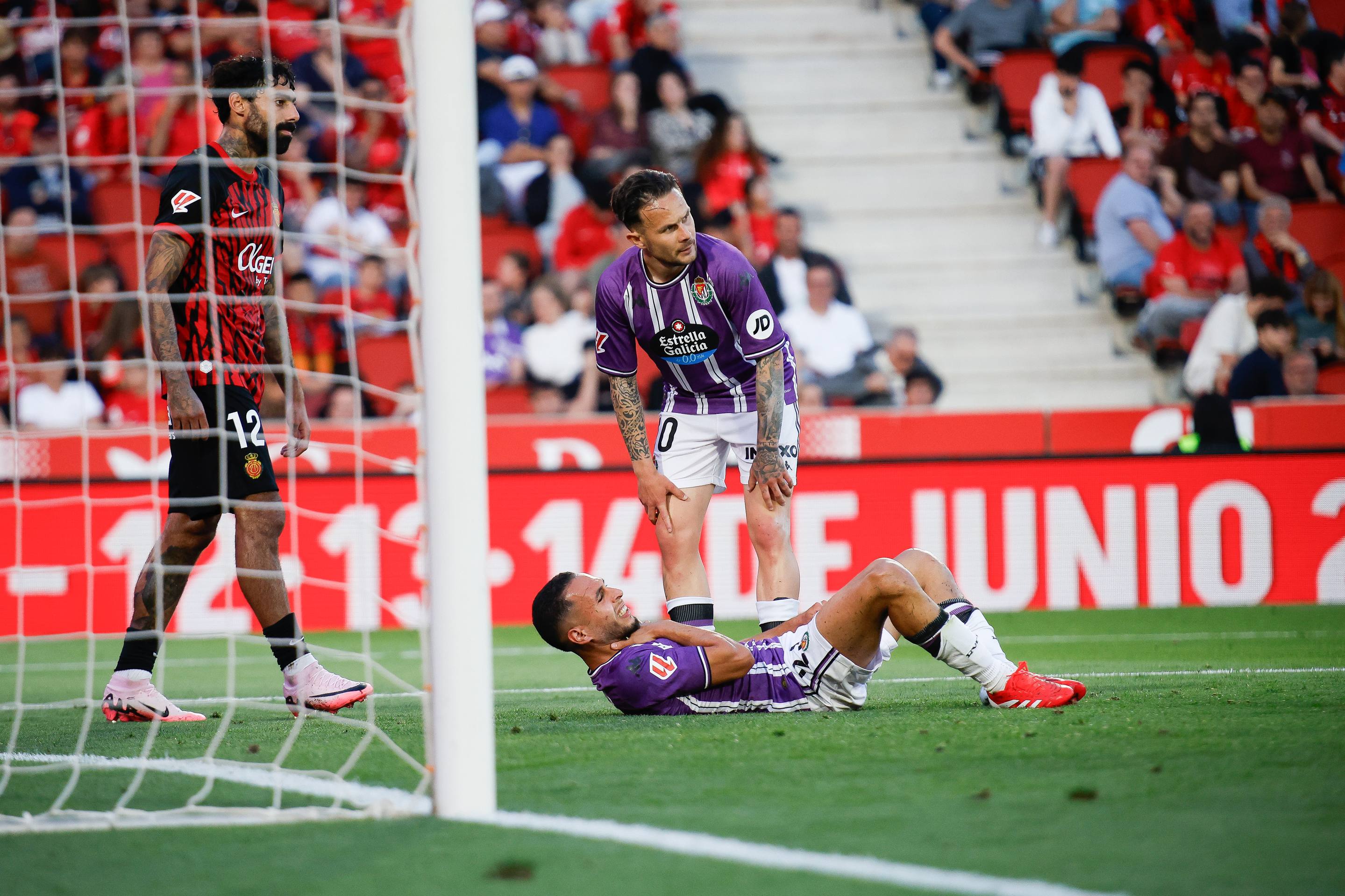 La derrota del Real Valladolid en Mallorca, en imágenes