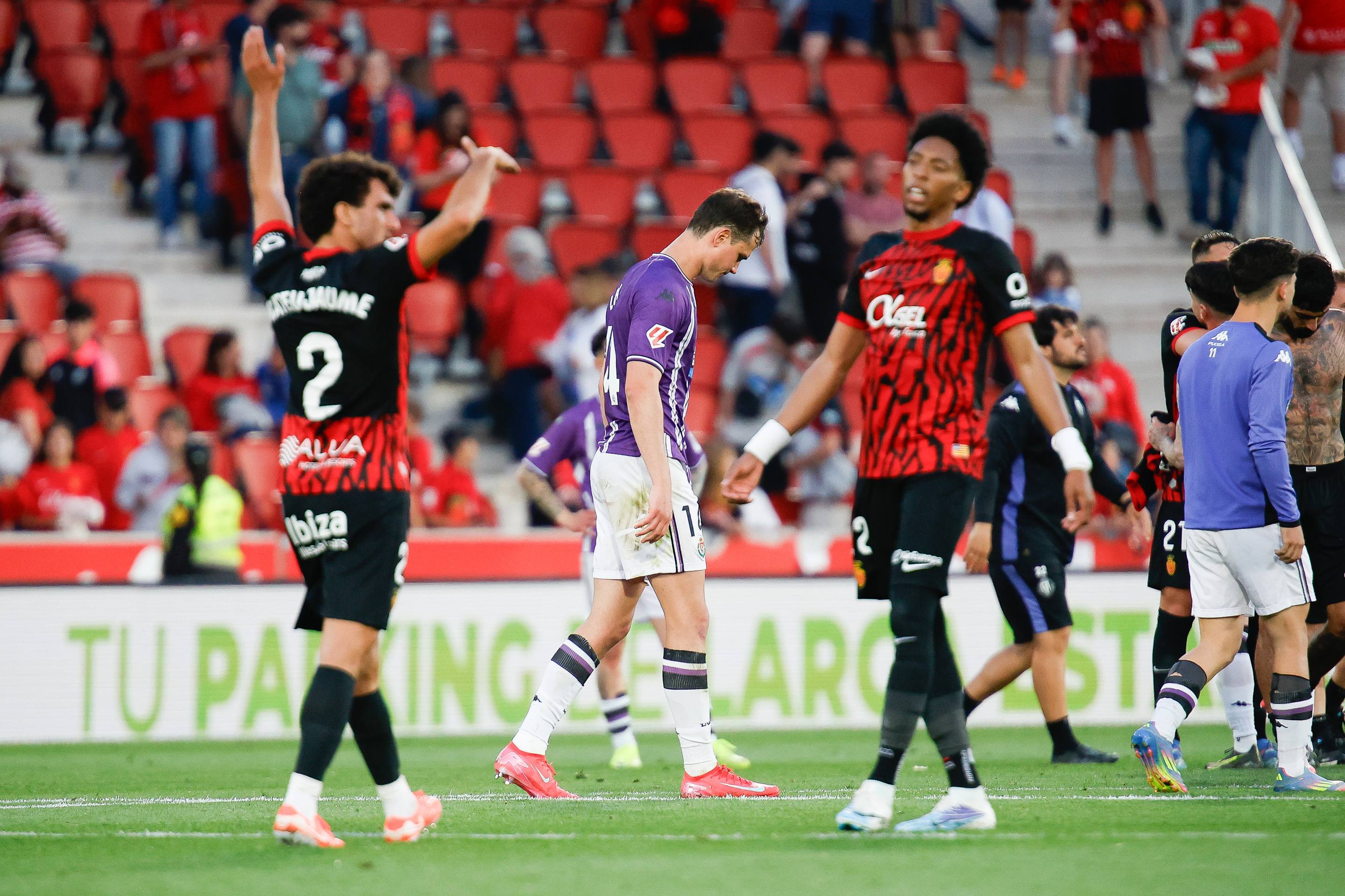 La derrota del Real Valladolid en Mallorca, en imágenes