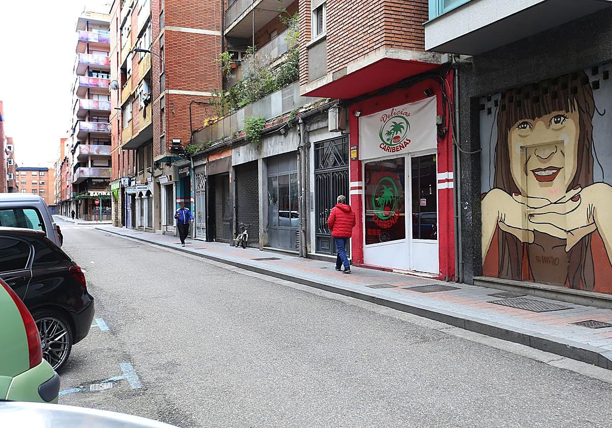 Calle Rizarzuela de Palencia.