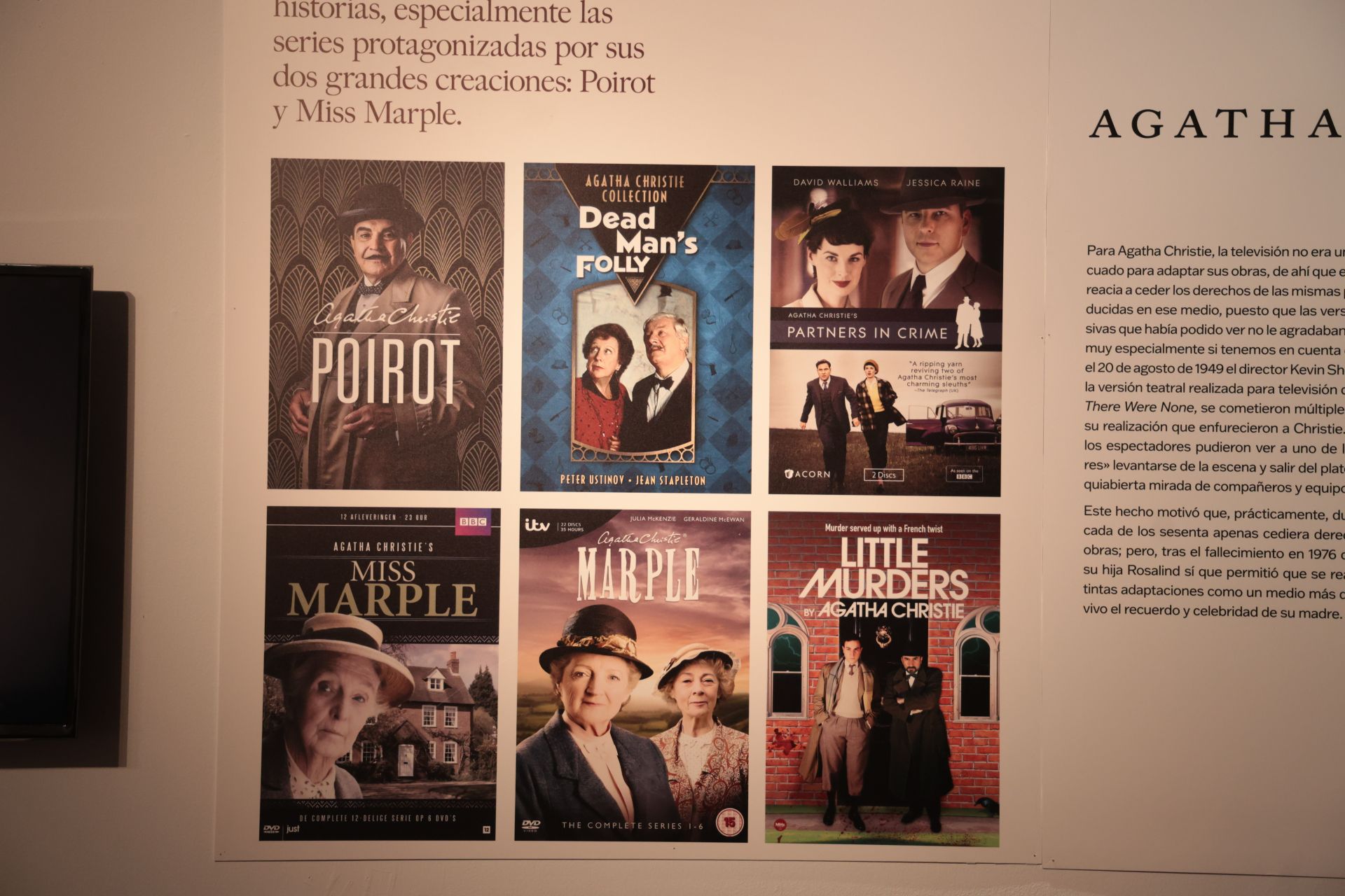La exposición de Agatha Christie en Valladolid