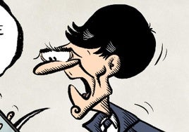 La viñeta de Sansón: 'Sánchez, en la intimidad'