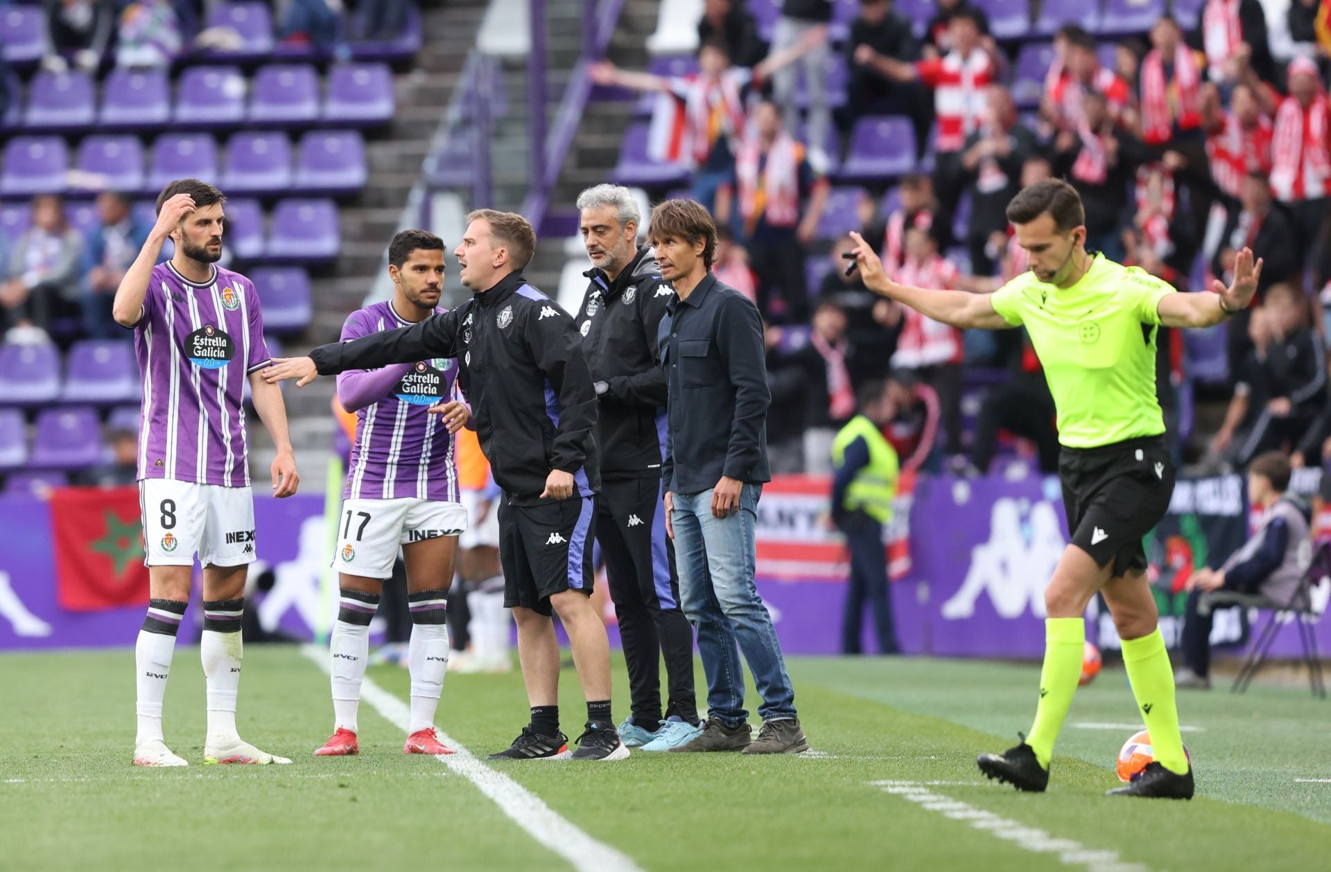 La derrota del Real Valladolid ante el Girona, en imágenes