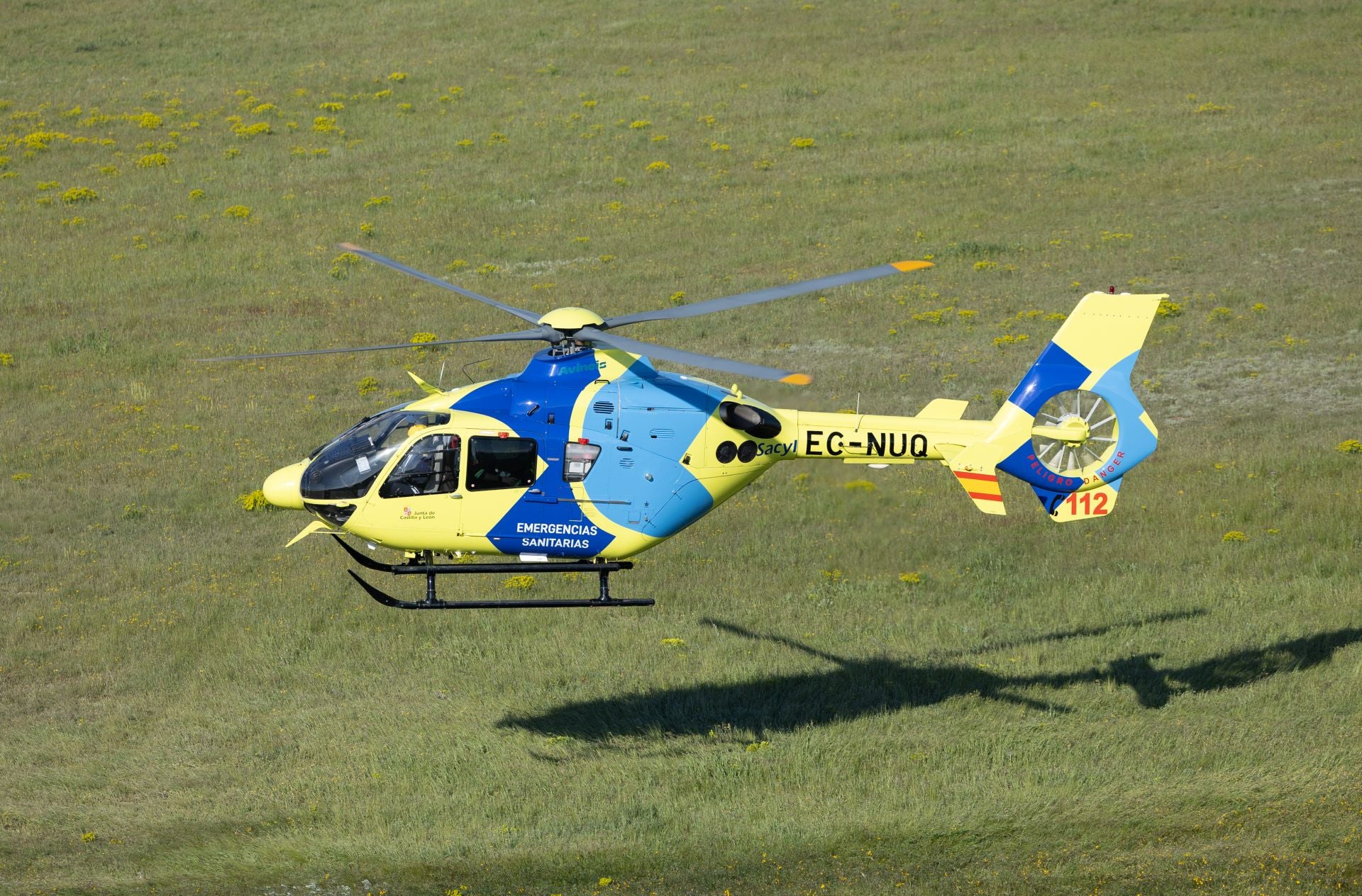 Así es el simulacro aéreo de Villanubla