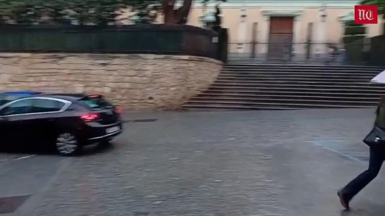 Una tormenta descarga granizo con fuerza sobre Segovia