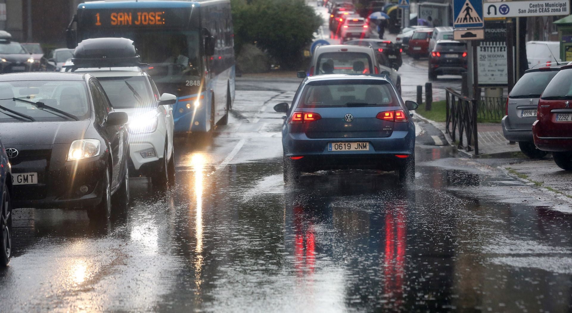 Fotos de la tormenta de este miércoles en Segovia