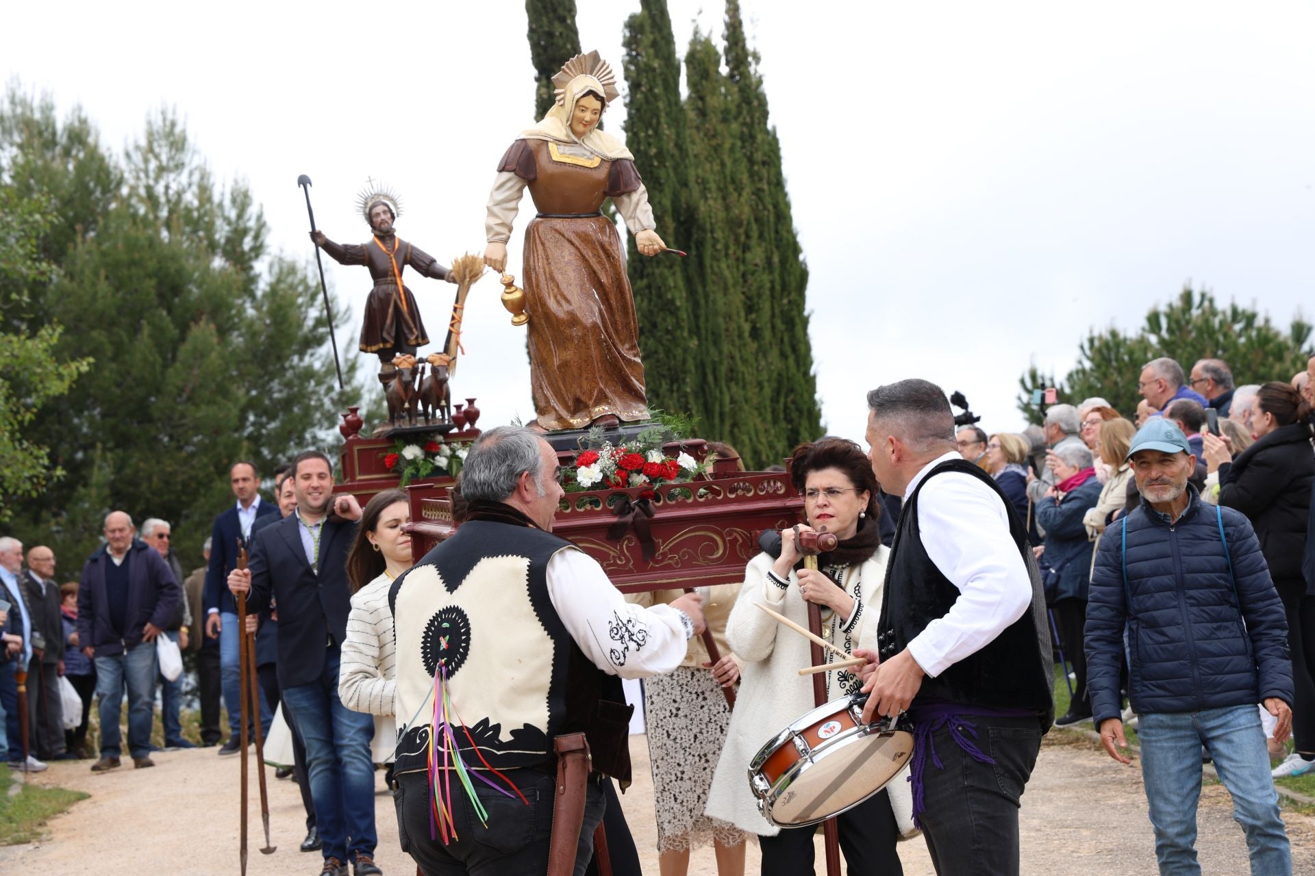 La procesión de San Isidro, en imágenes