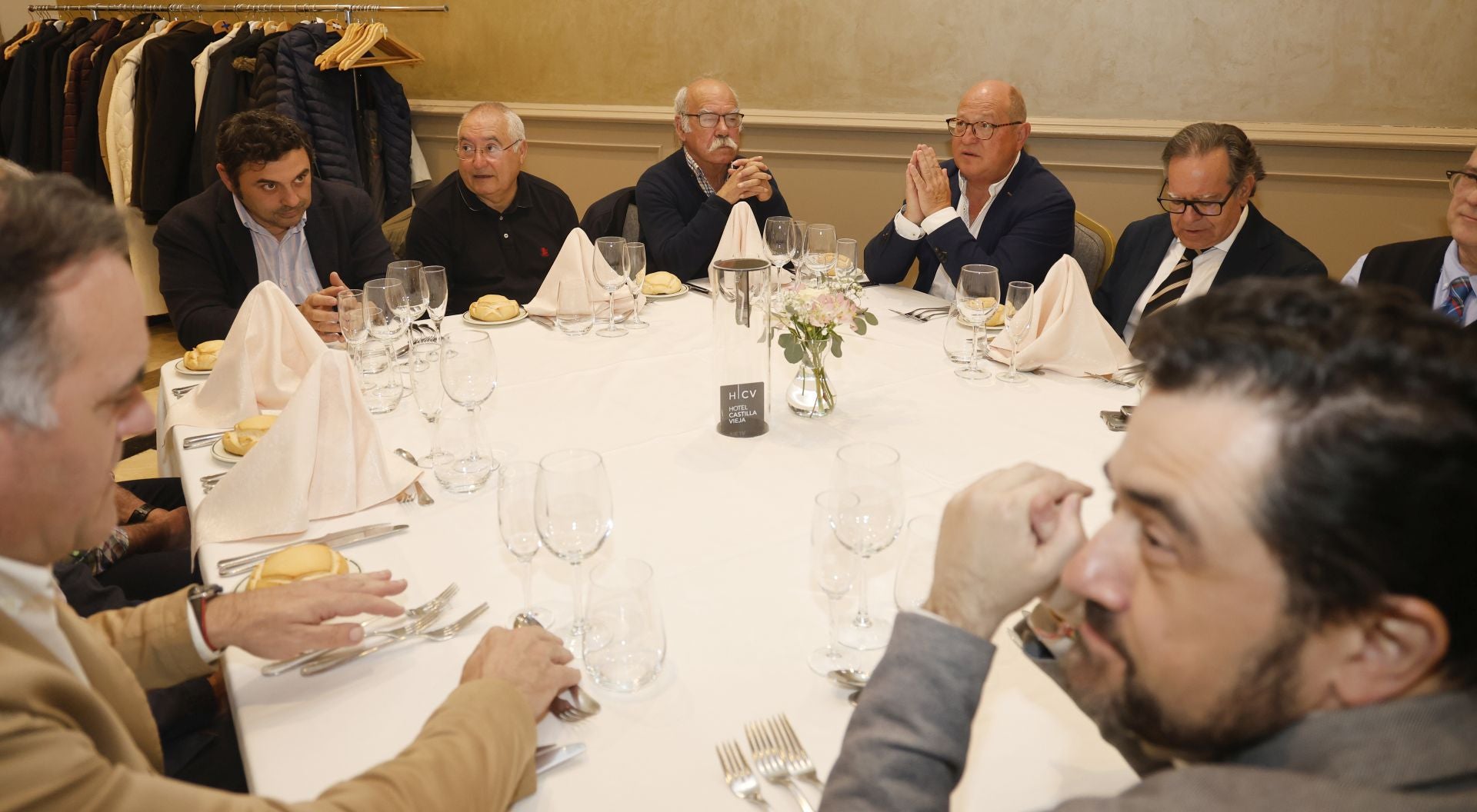 Comida de despedida al jefe de la Comandancia en Palencia
