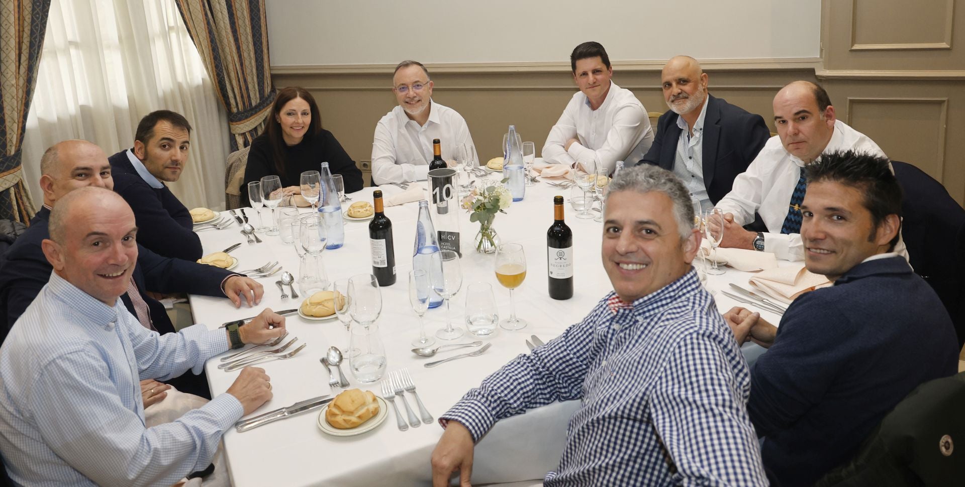 Comida de despedida al jefe de la Comandancia en Palencia