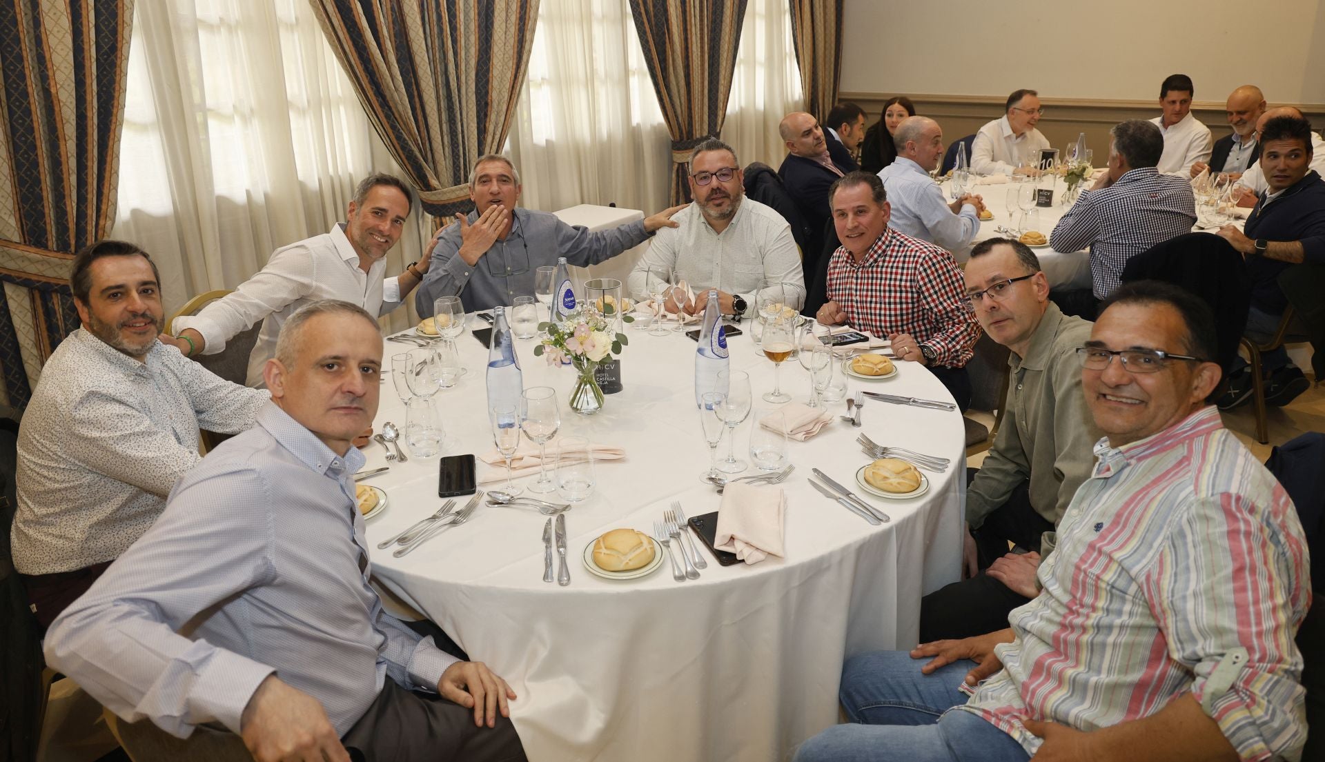 Comida de despedida al jefe de la Comandancia en Palencia