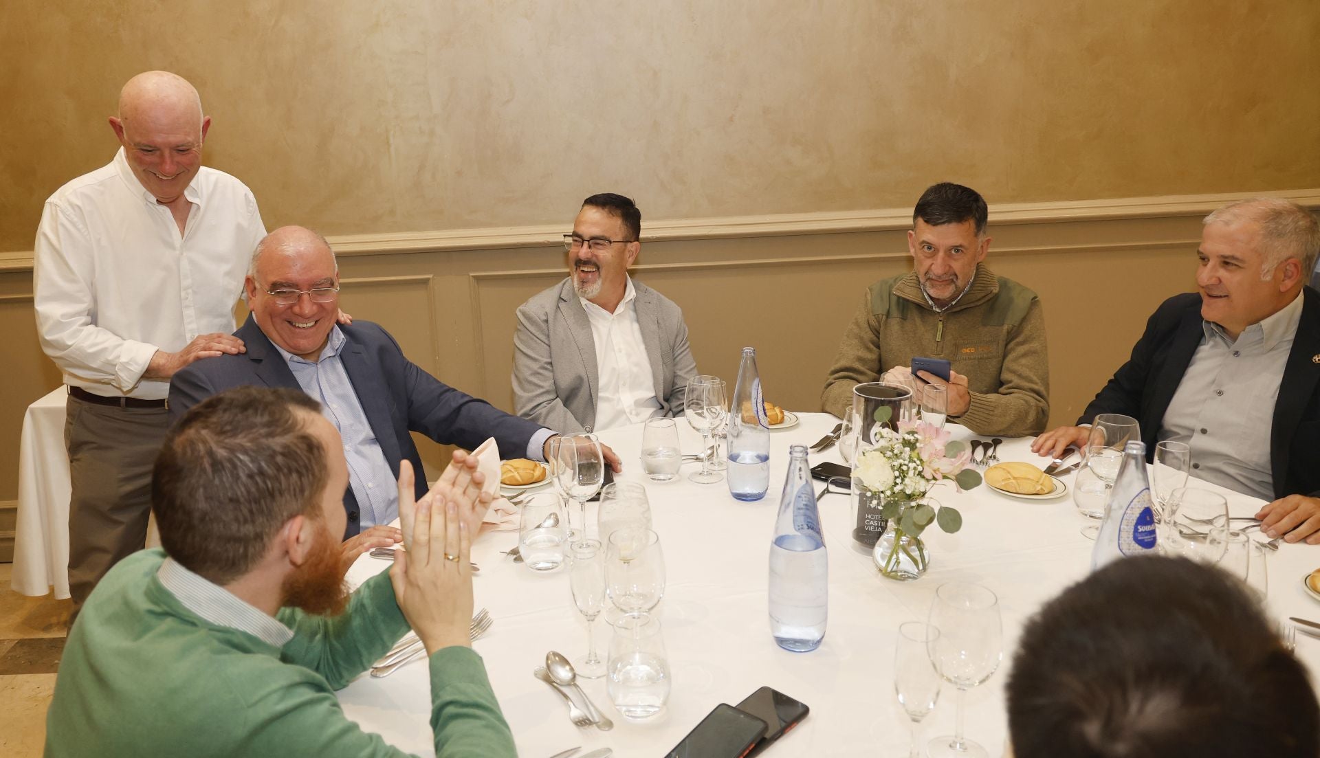 Comida de despedida al jefe de la Comandancia en Palencia