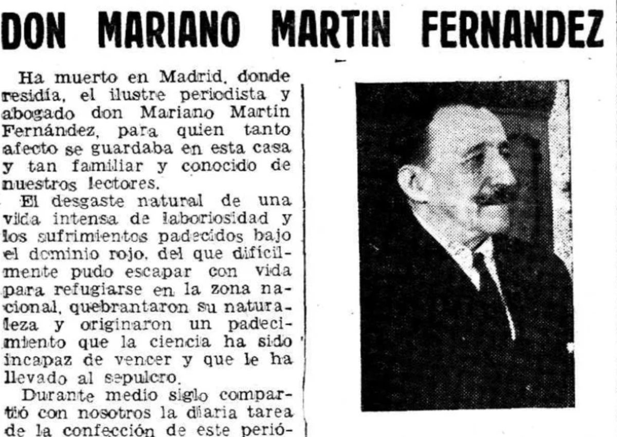 Imagen secundaria 1 - Arriba, cabecera del diario La Prensa, de Buenos Aires. Abajo, noticia de su muerte, publicada el 19 de mayo de 1940 en El Norte de Castilla, y portada de su obra sobre la coronación de Zorrilla.