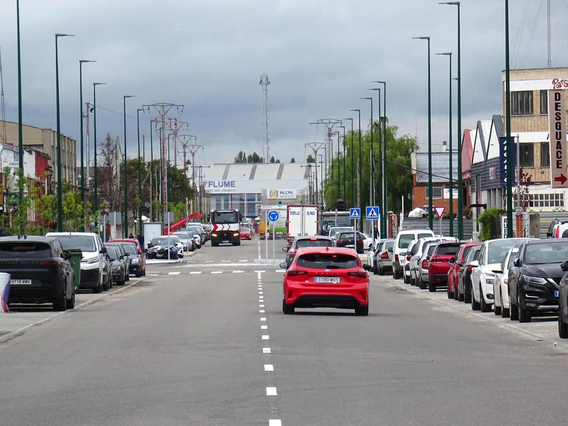 Fin de las obras en la Avenida El Norte de Castilla en el Polígono de Argales