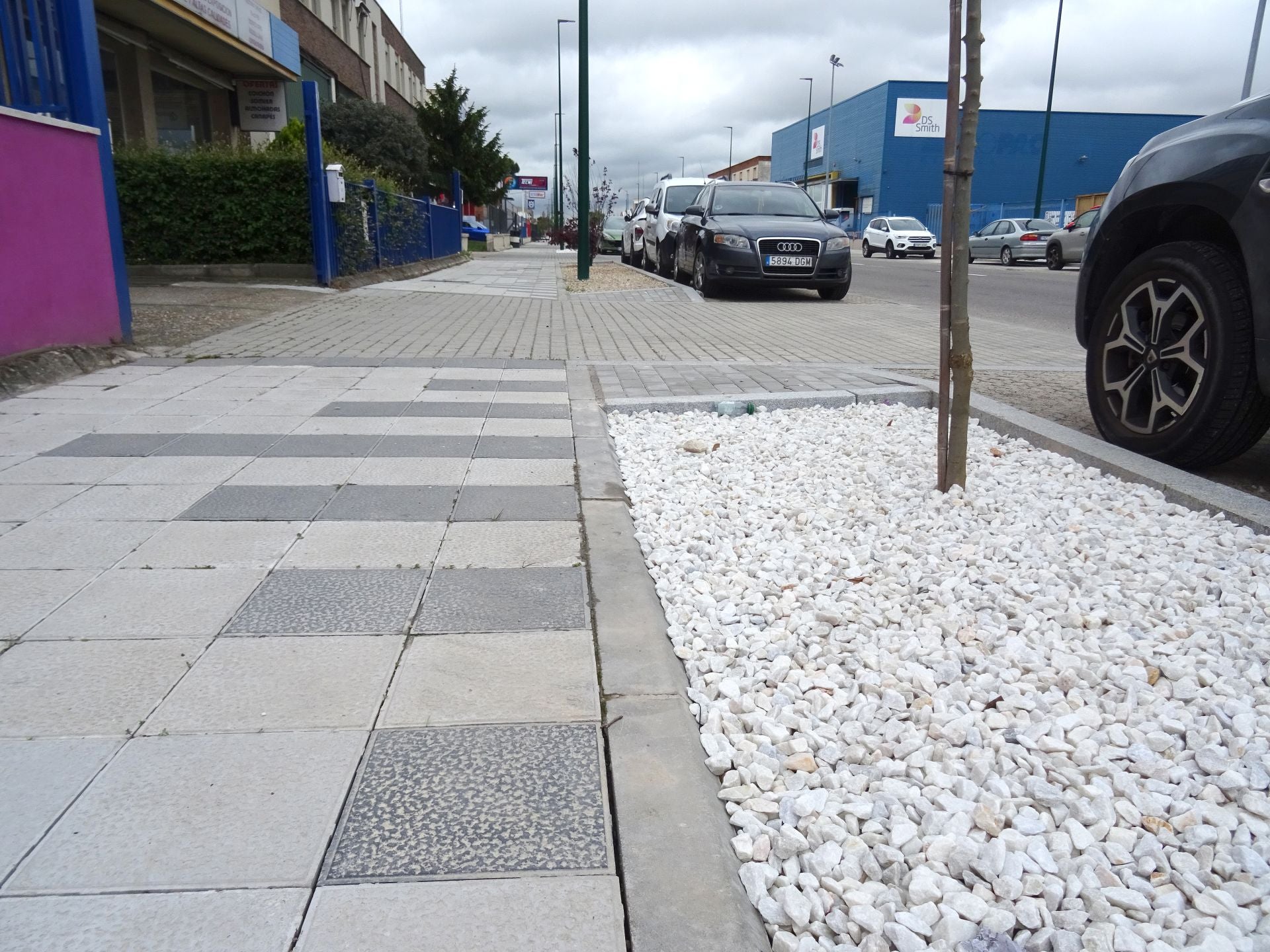 Fin de las obras en la Avenida El Norte de Castilla en el Polígono de Argales