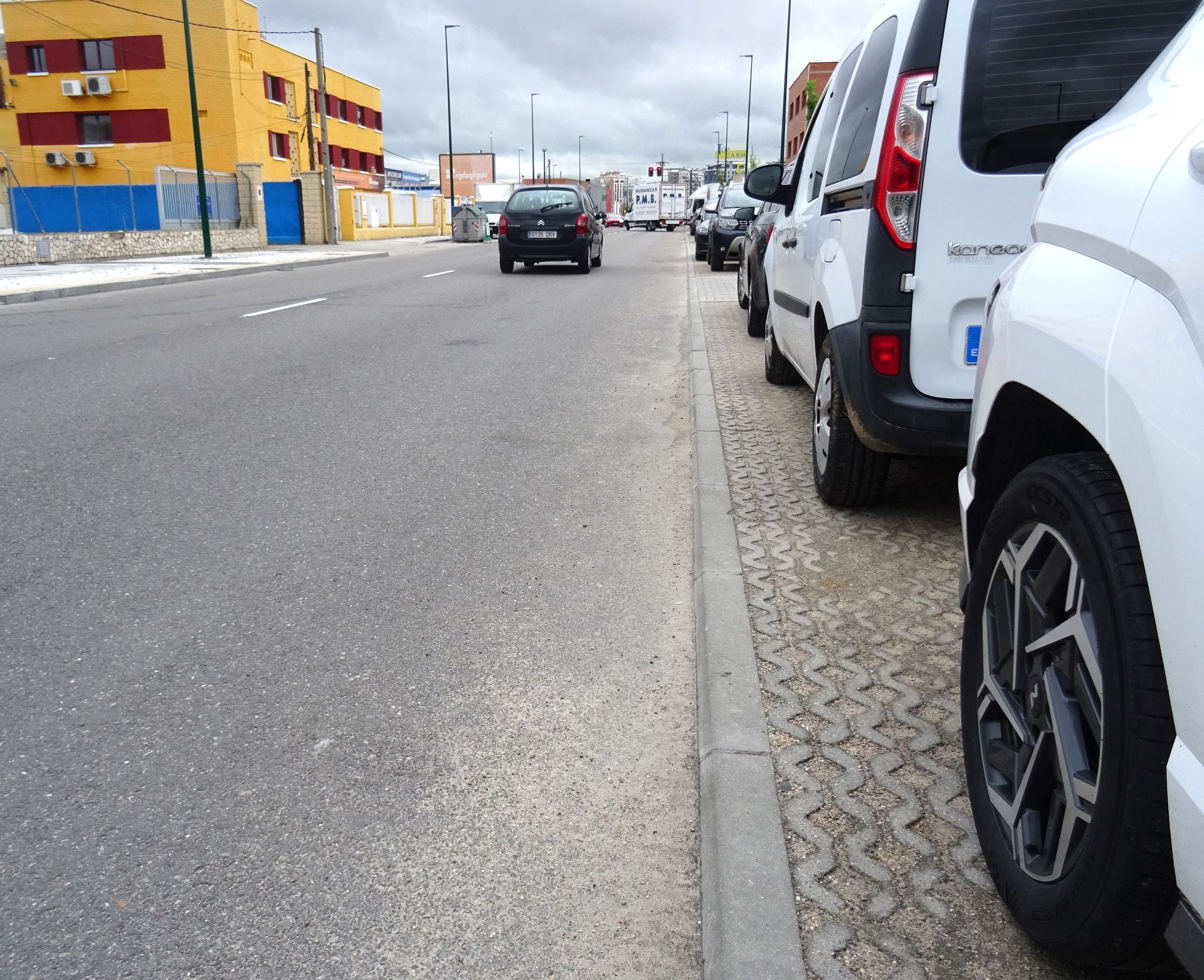 Fin de las obras en la Avenida El Norte de Castilla en el Polígono de Argales