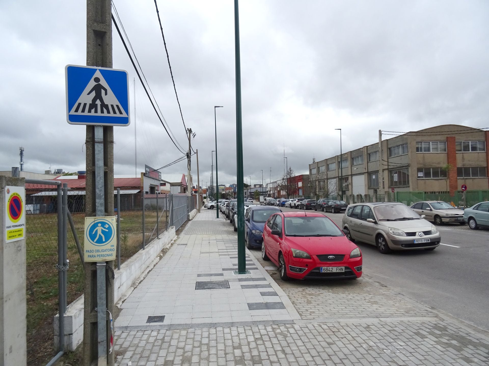 Fin de las obras en la Avenida El Norte de Castilla en el Polígono de Argales