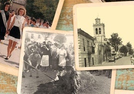 Collage de fotos antiguas de Villanubla