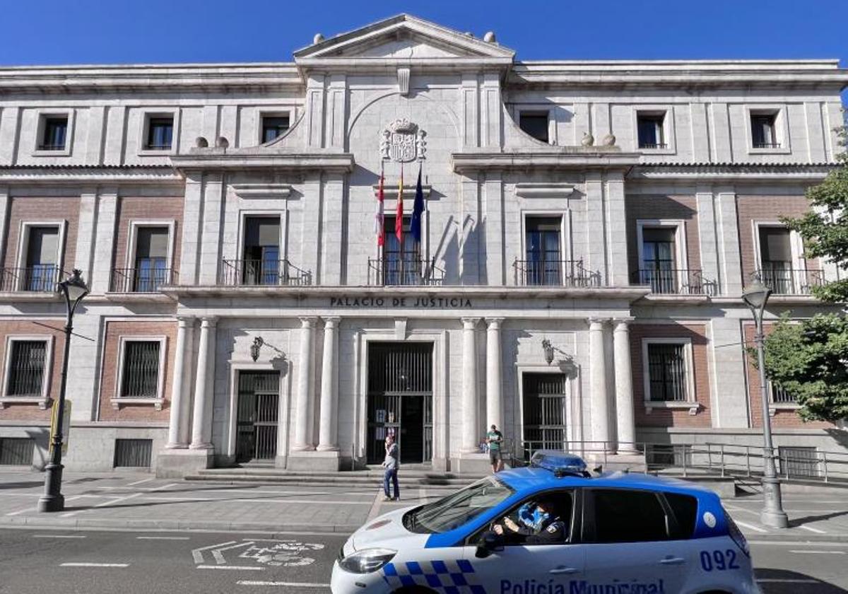 El exterior de la Audiencia Provincial de Valladolid, en una imagen de archivo.