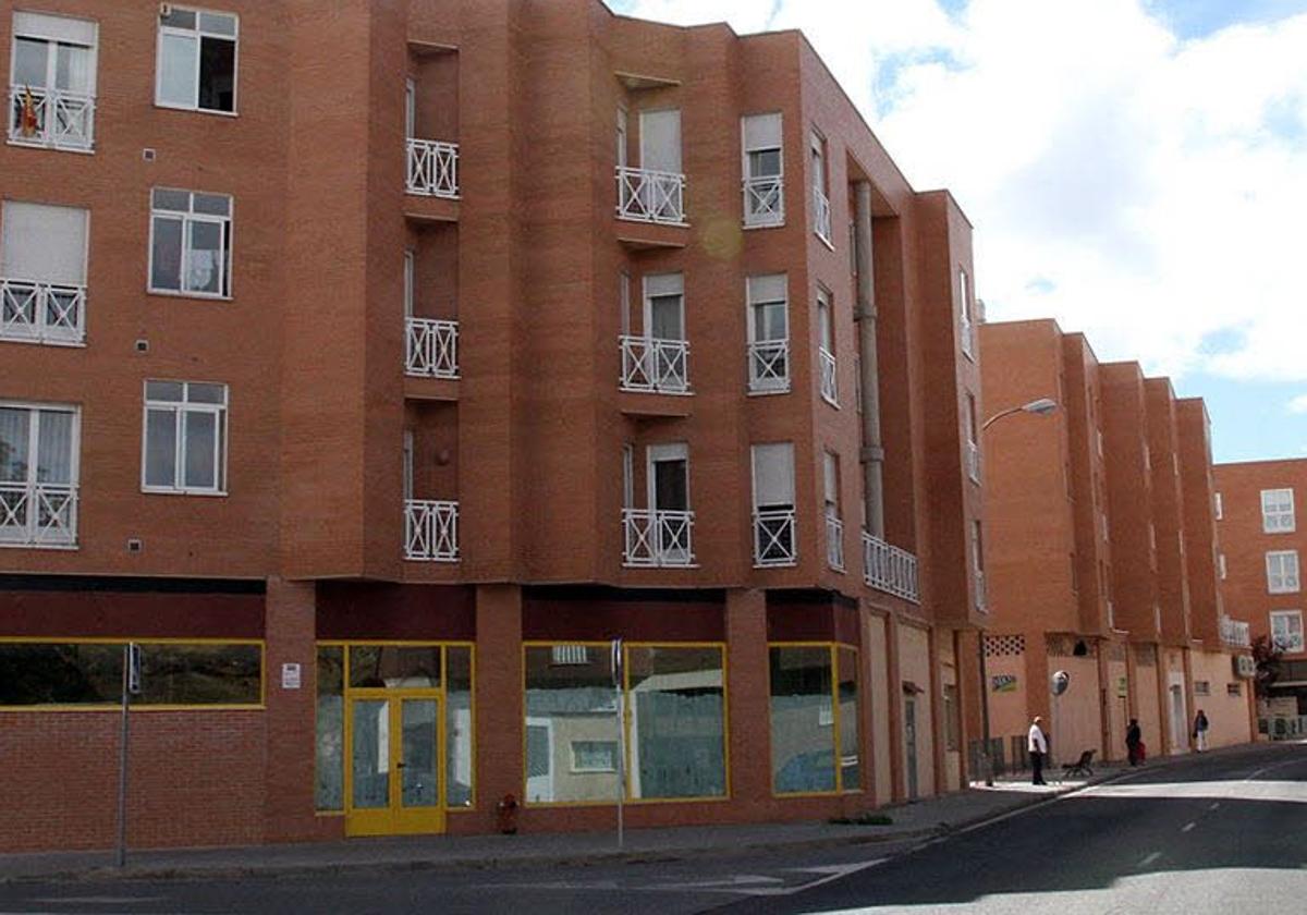 Entorno de la carretera de Villacastín en el que se ha producido el atropello a un peatón.