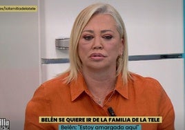 Belén Esteban en 'La Familia de la tele'.