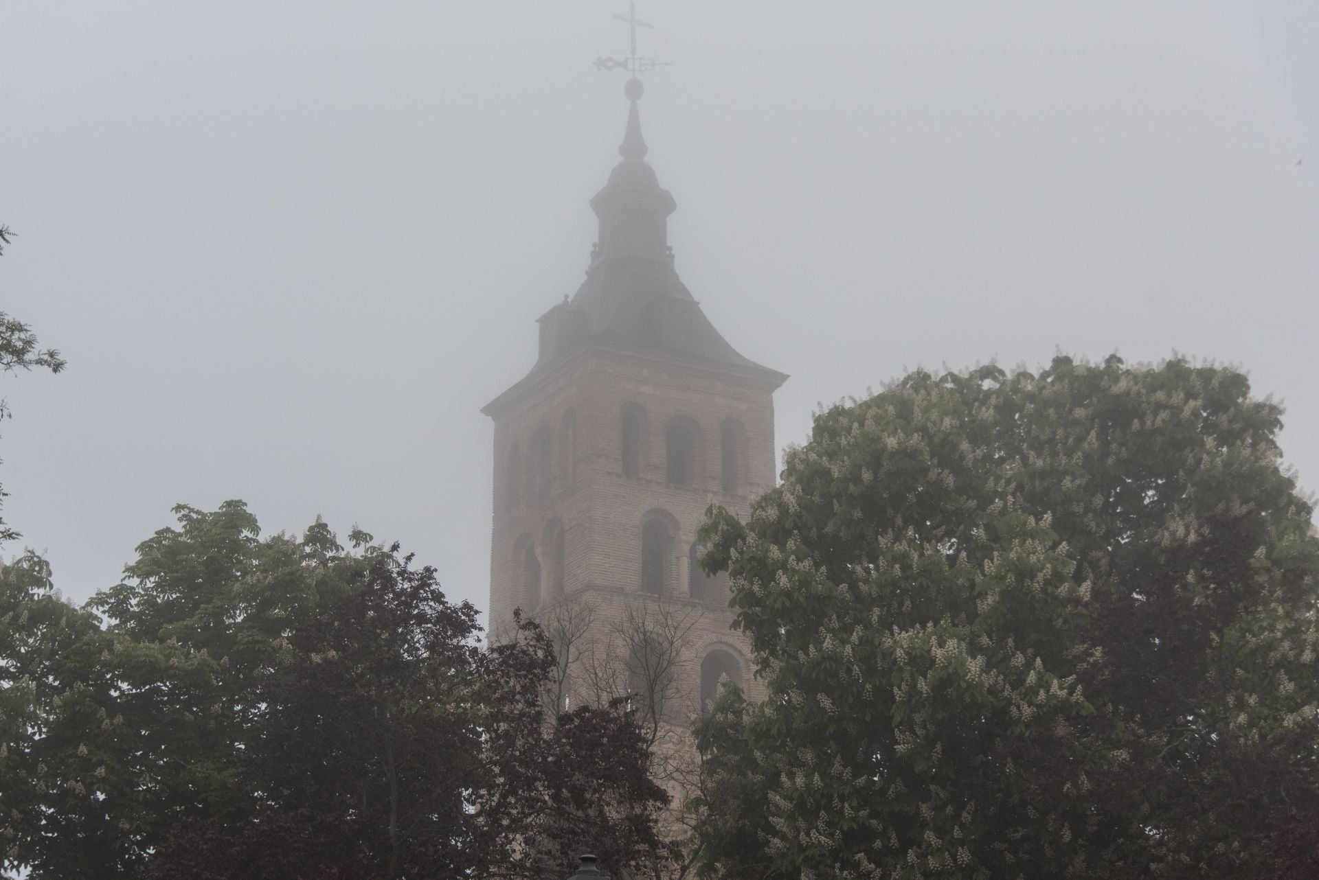 Fotos: Segovia amanece envuelta en niebla