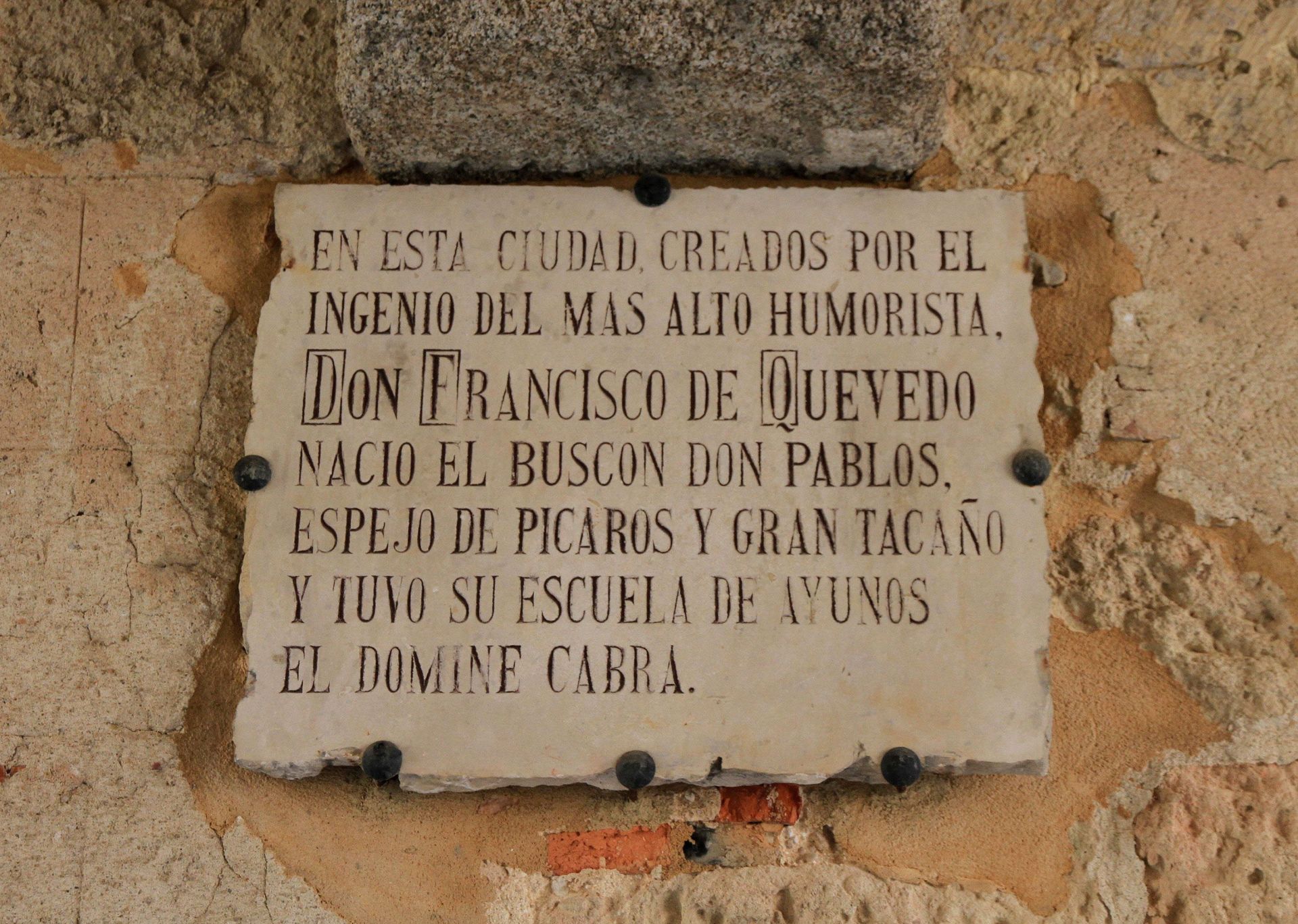 Itinerario gráfico por las placas conmemorativas de Segovia