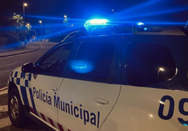 El sospechoso fue detenido por policías municipales.