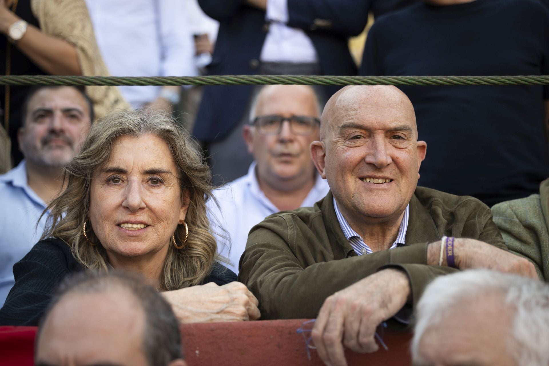El alcalde, Jesús Julio Carnero, y su mujer, Rosa Urbón