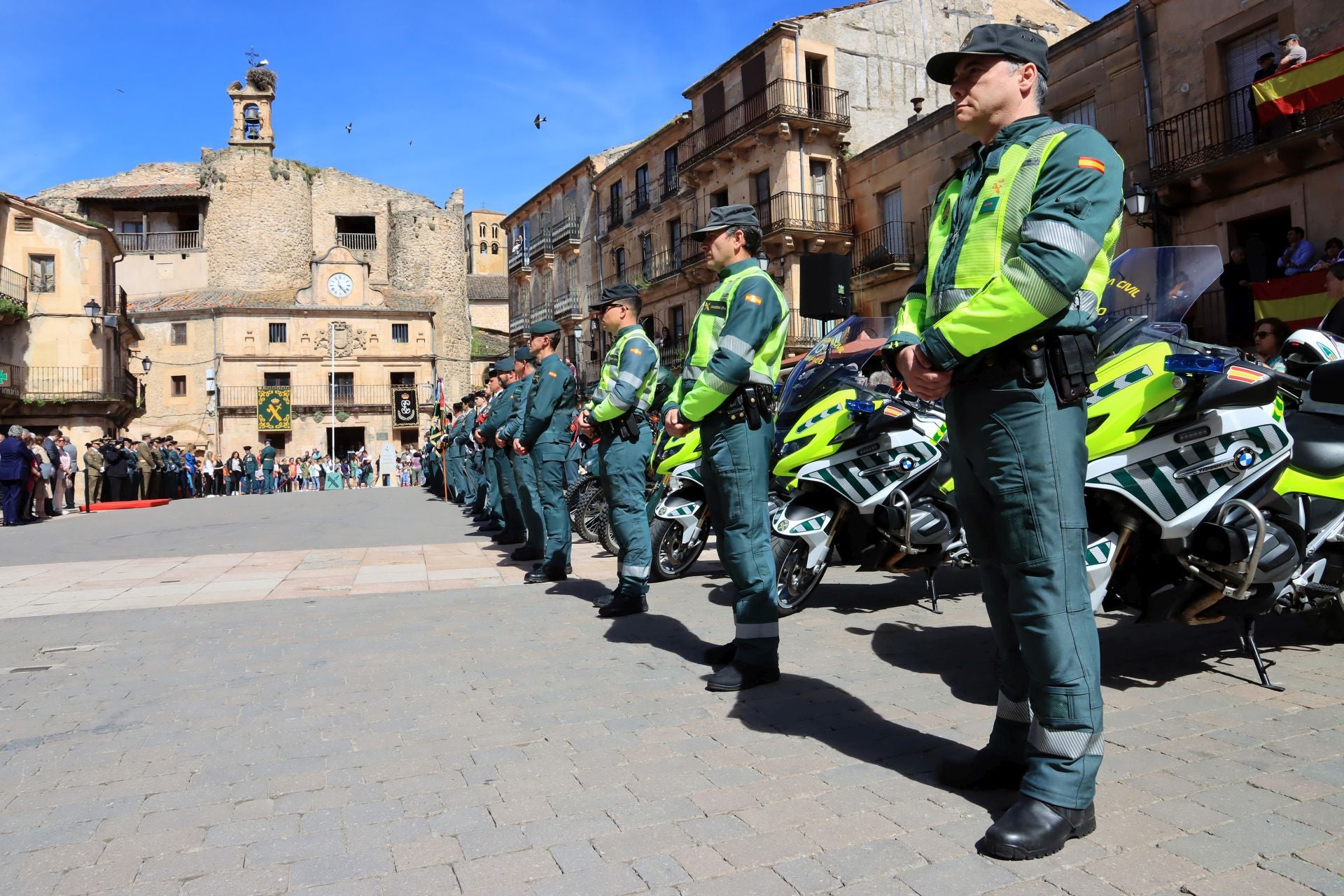 Actos de aniversario de la Guardia Civil en Sepúlveda